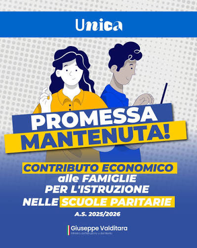 Contributo alle famiglie per l’istruzione nelle scuole paritarie